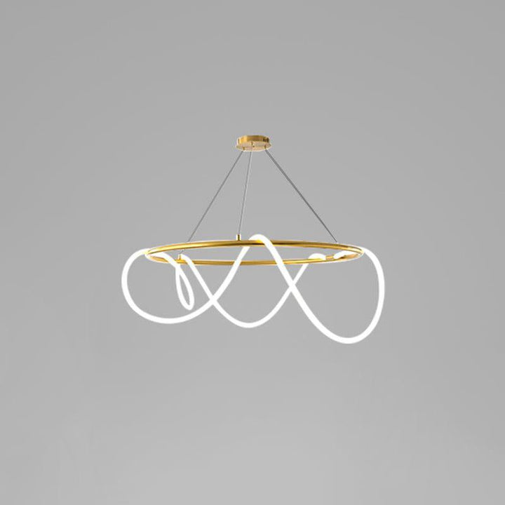 Flexible Linear Curve Chandelier - Vakkerlight