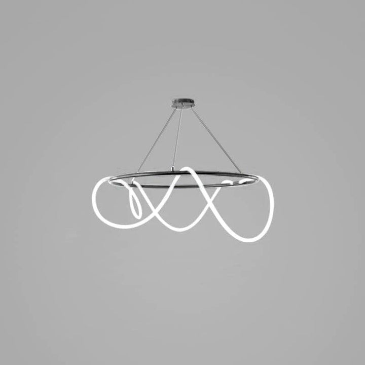 Flexible Linear Curve Chandelier - Vakkerlight