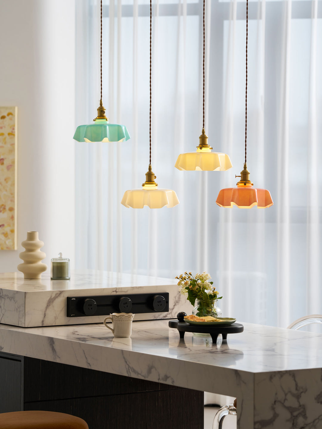 French Flower Pendant Light - Vakkerlight