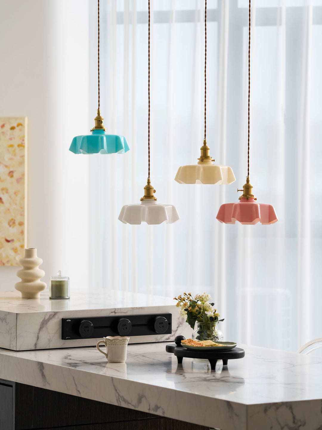 French Flower Pendant Light - Vakkerlight