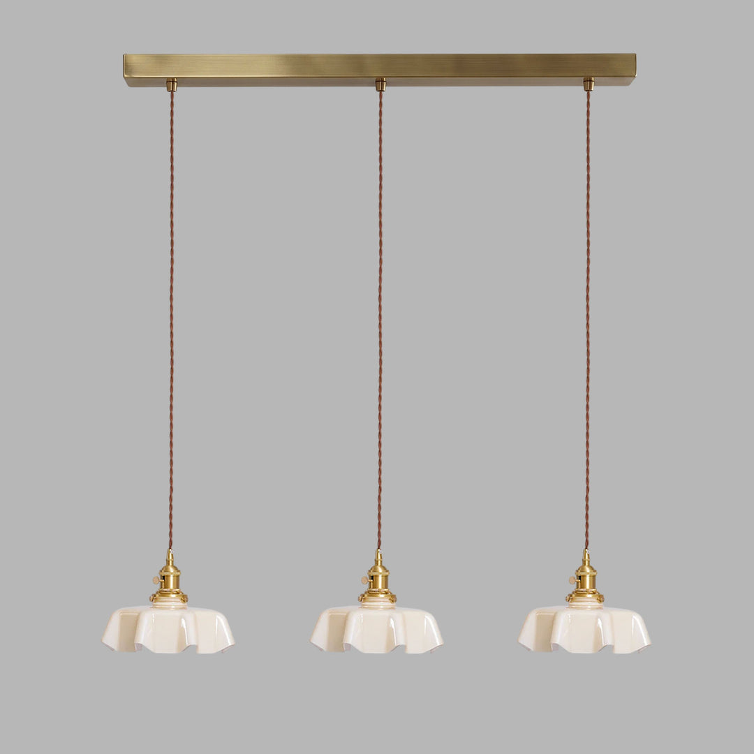 French Flower Pendant Light