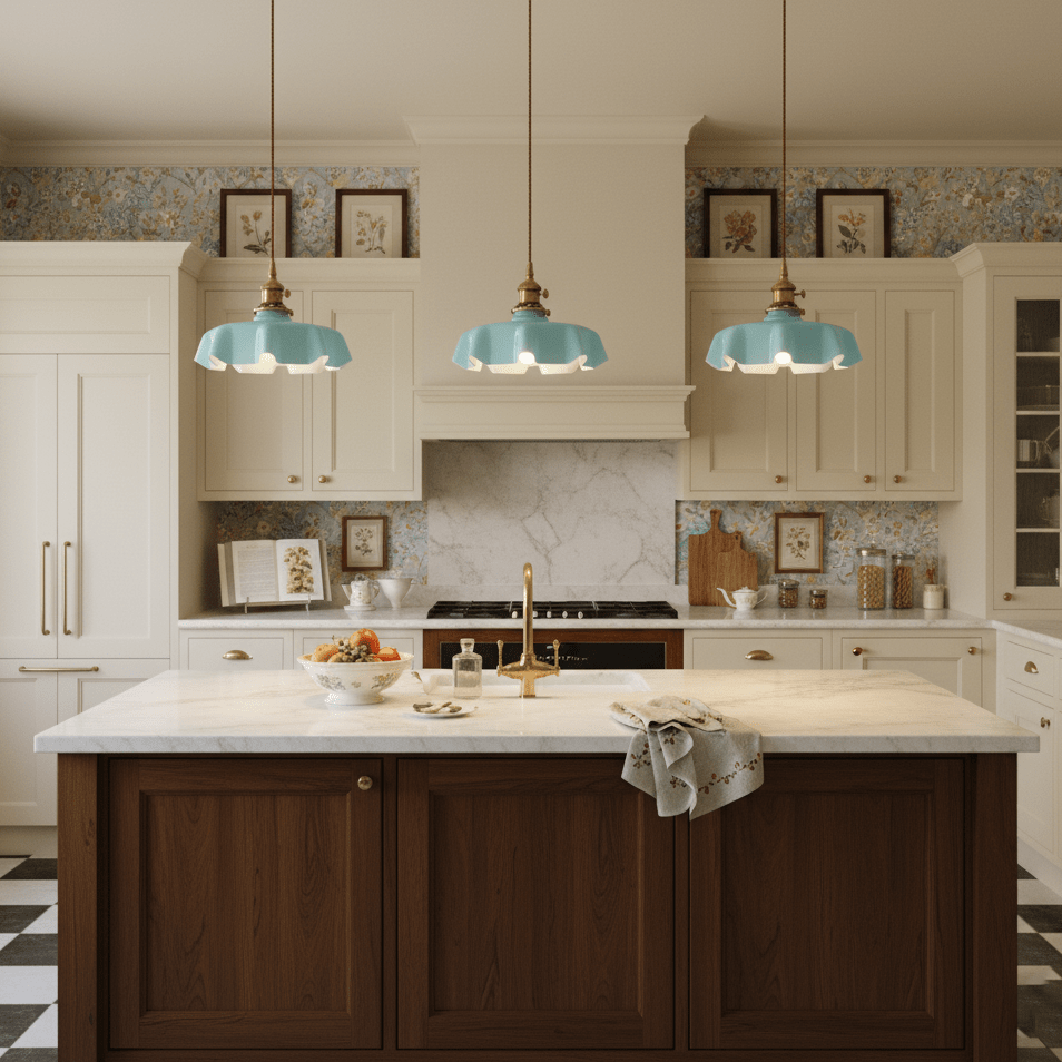 French Flower Pendant Light - Vakkerlight