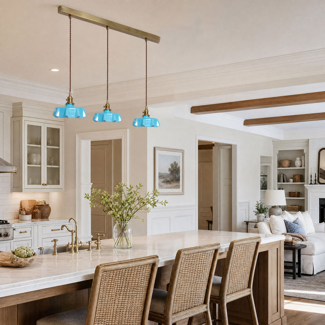 French Flower Pendant Light