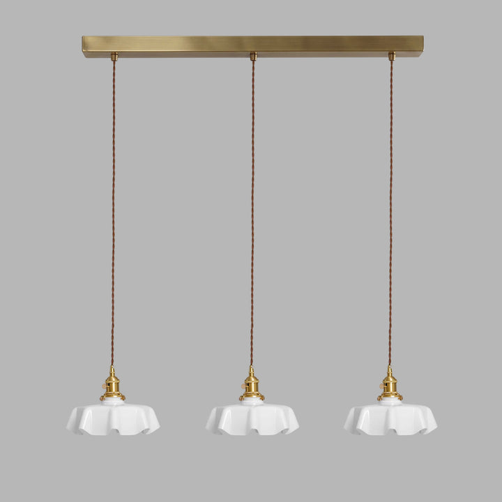 French Flower Pendant Light