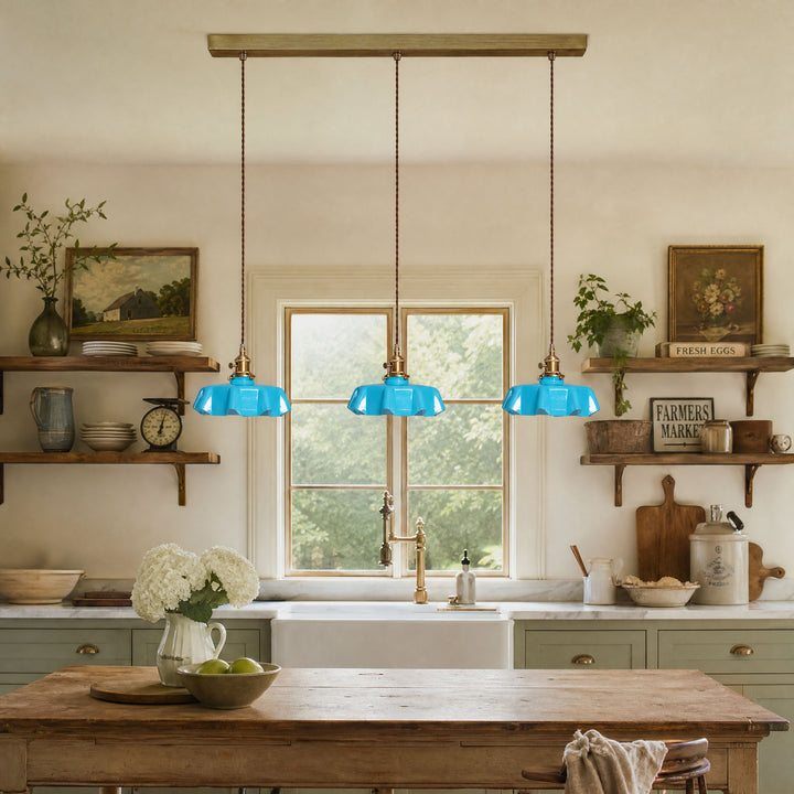 French Flower Pendant Light