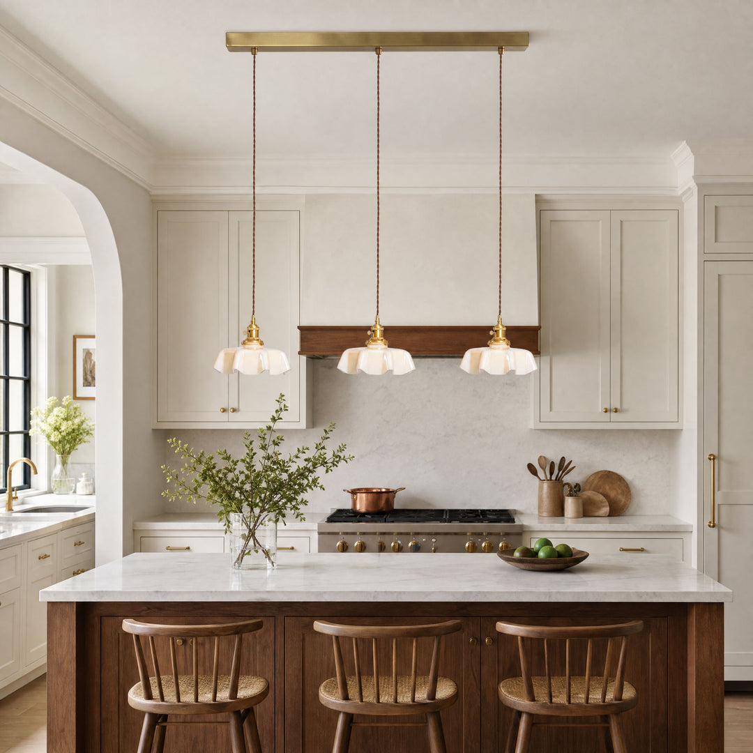 French Flower Pendant Light