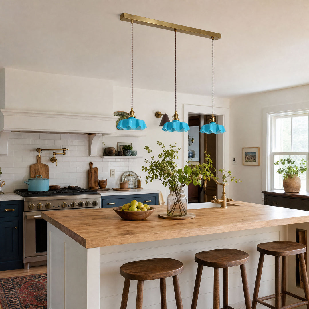 French Flower Pendant Light
