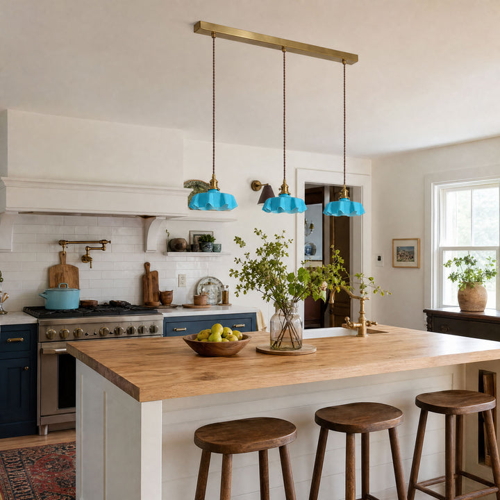 French Flower Pendant Light