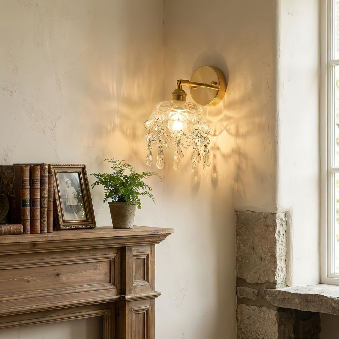 French Crystal Tassel Wall Light - Vakkerlight