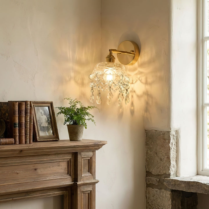 French Crystal Tassel Wall Light - Vakkerlight