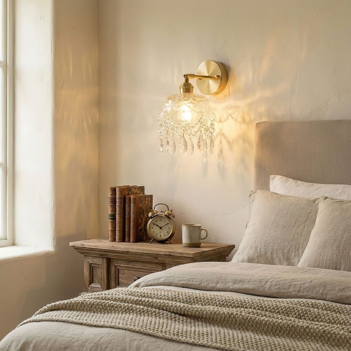 French Crystal Tassel Wall Light - Vakkerlight