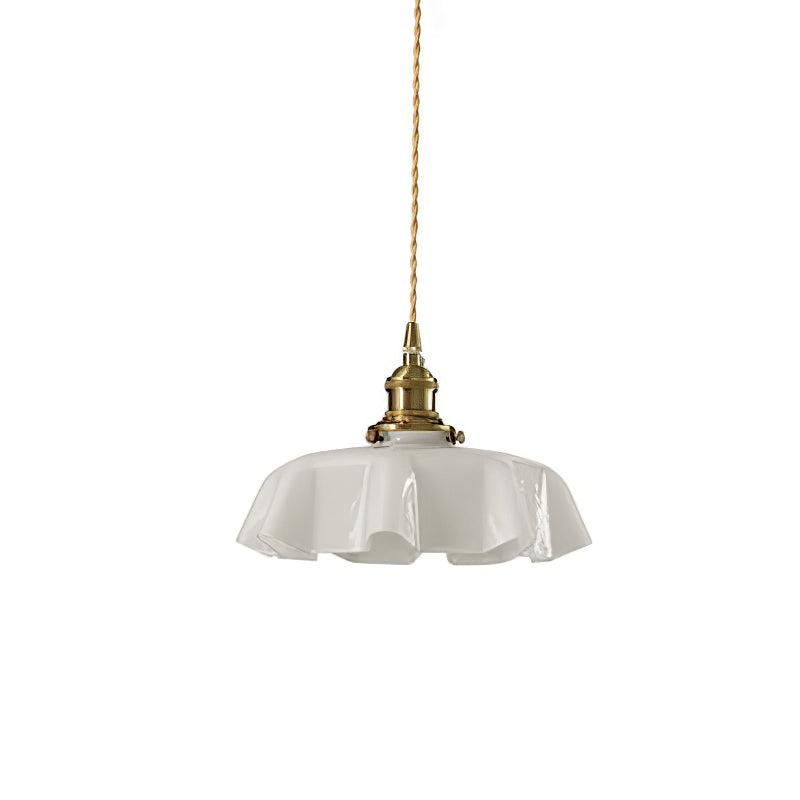 French Flower Pendant Swag Light