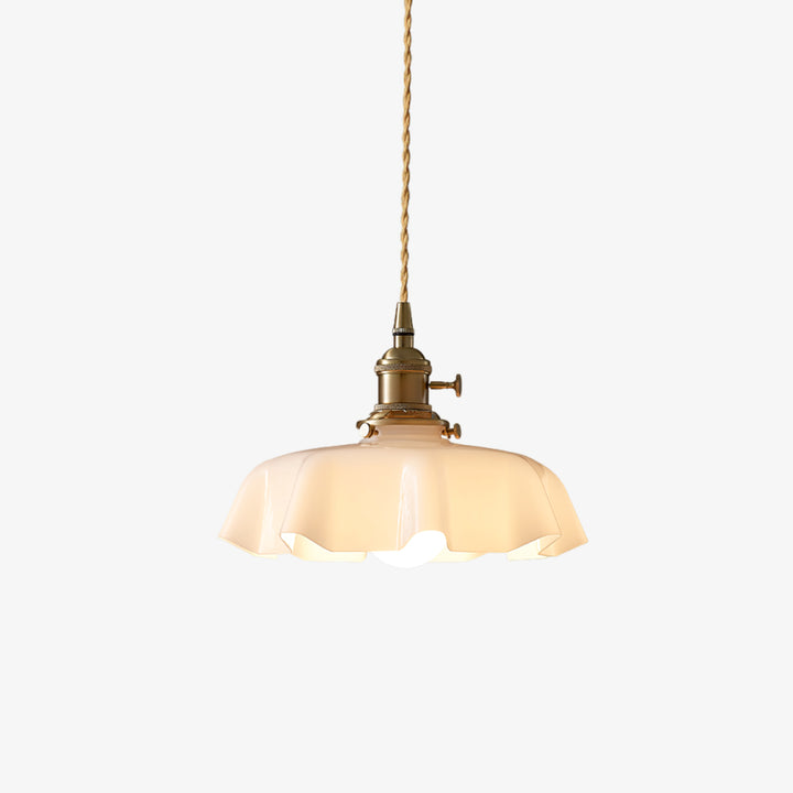 French Flower Pendant Swag Light