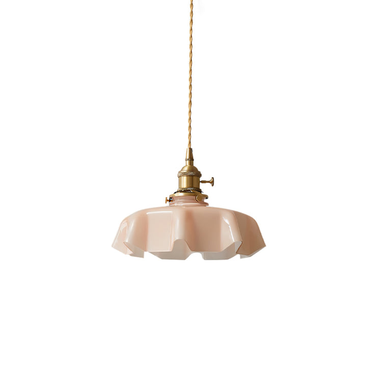 French Flower Pendant Swag Light