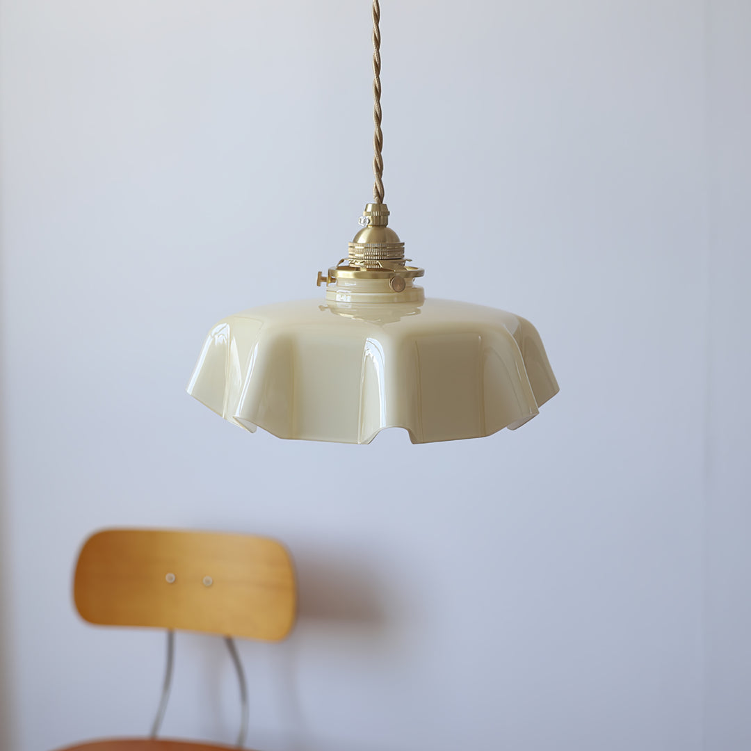 Lampe suspendue à fleurs françaises Swag