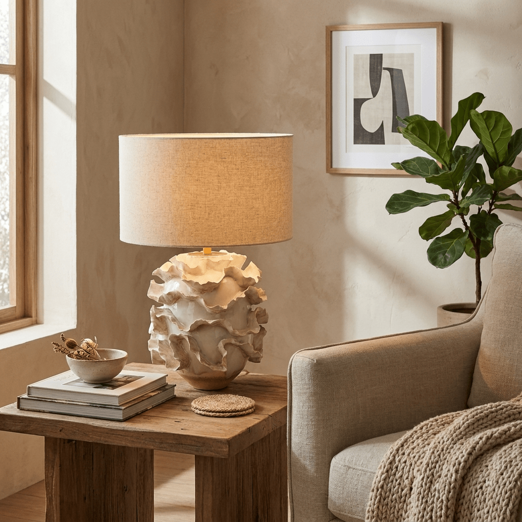 Frilla Ceramic Table Lamp - Vakkerlight