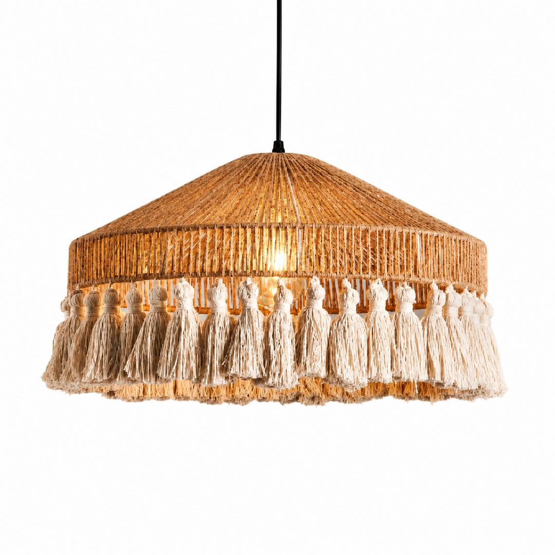Fringe Jute Pendant Lamp