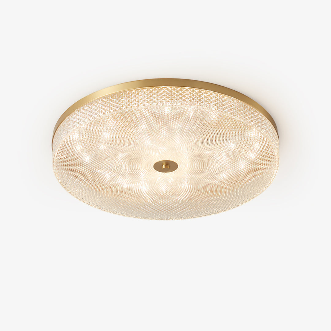 Glimmering Striped Ceiling Light