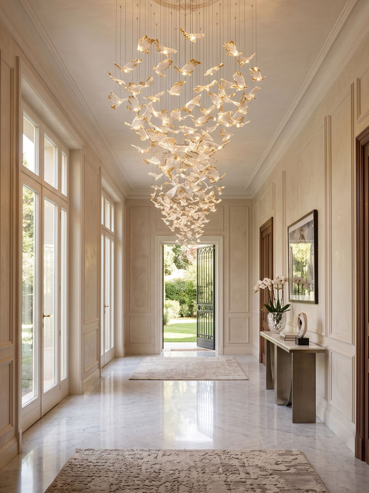 Lustre Congelado de Pétalas Foscas