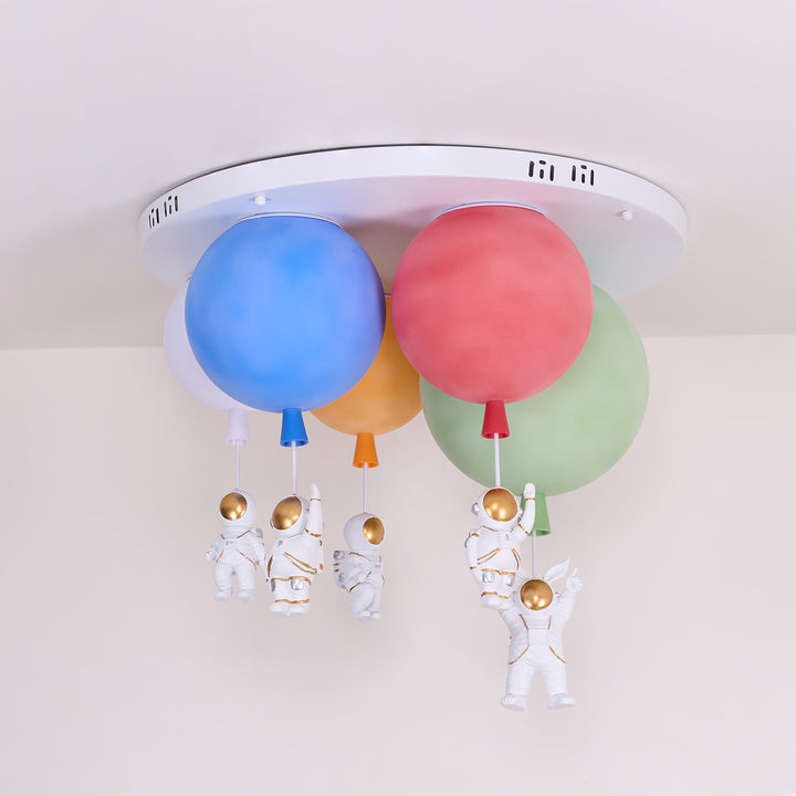 Frosted Balloon Combination Ceiling Lamp