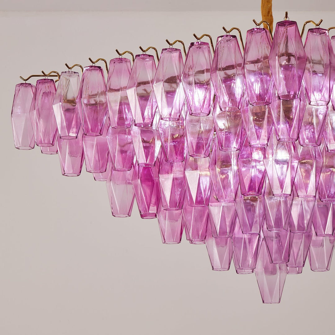 Fuchsia Prism Empire Chandelier - Vakkerlight