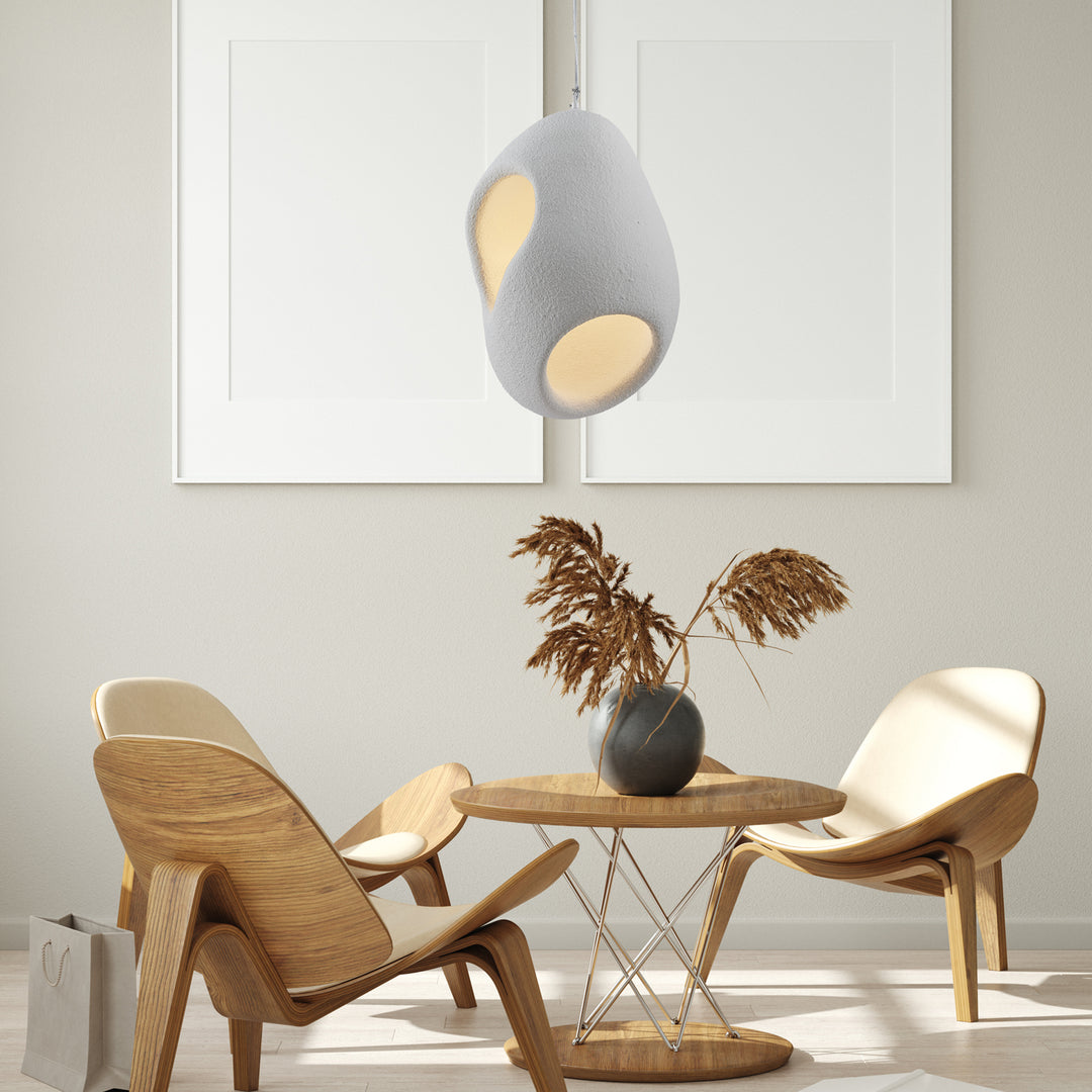 Sculptural Japandi Pendant Lamp