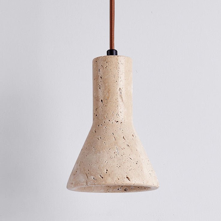 Funnel Travertine Pendant Lamp - Vakkerlight