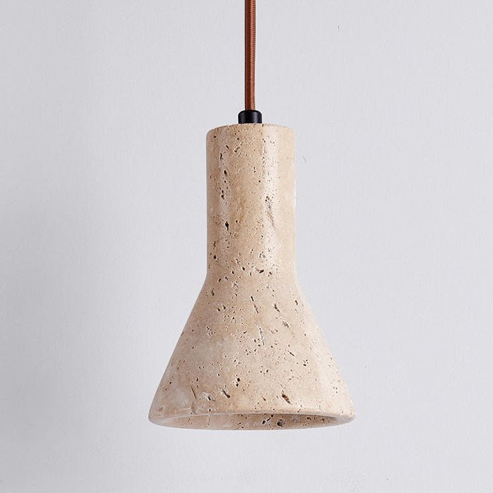 Funnel Travertine Pendant Lamp - Vakkerlight