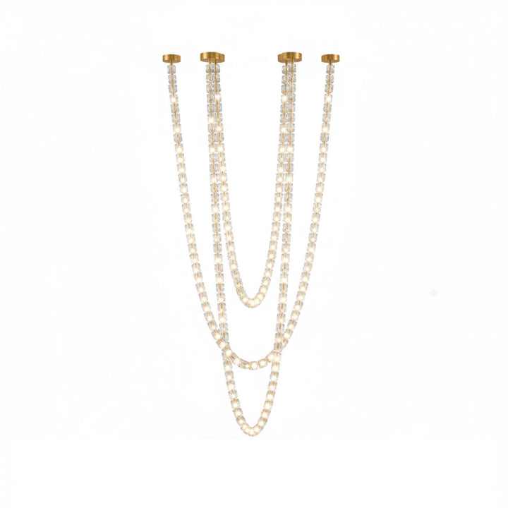 Gabriel Gold Chandelier - Vakkerlight