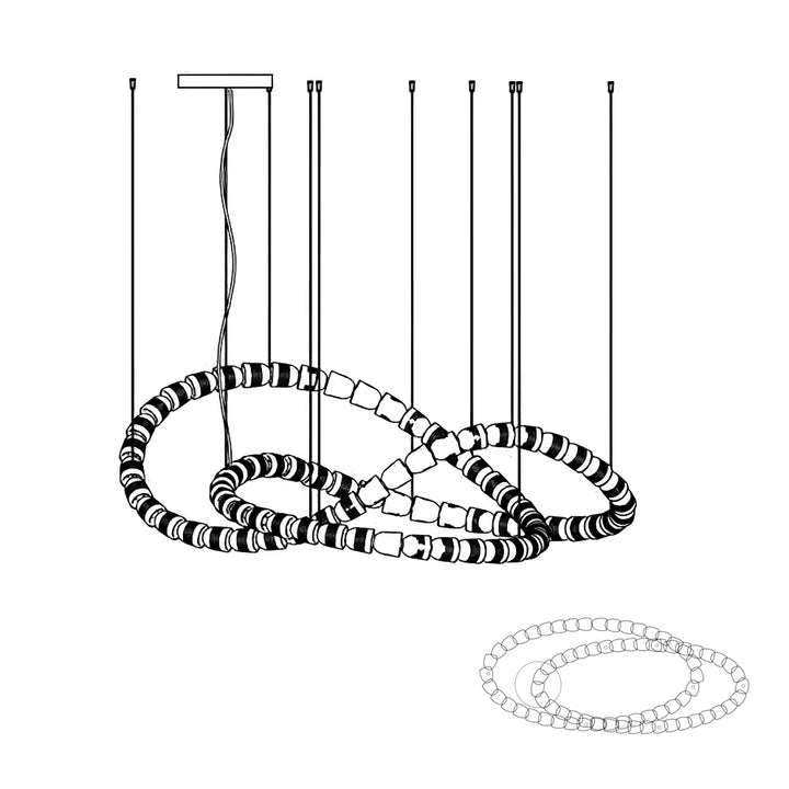 Gabriel Chrome Chandelier