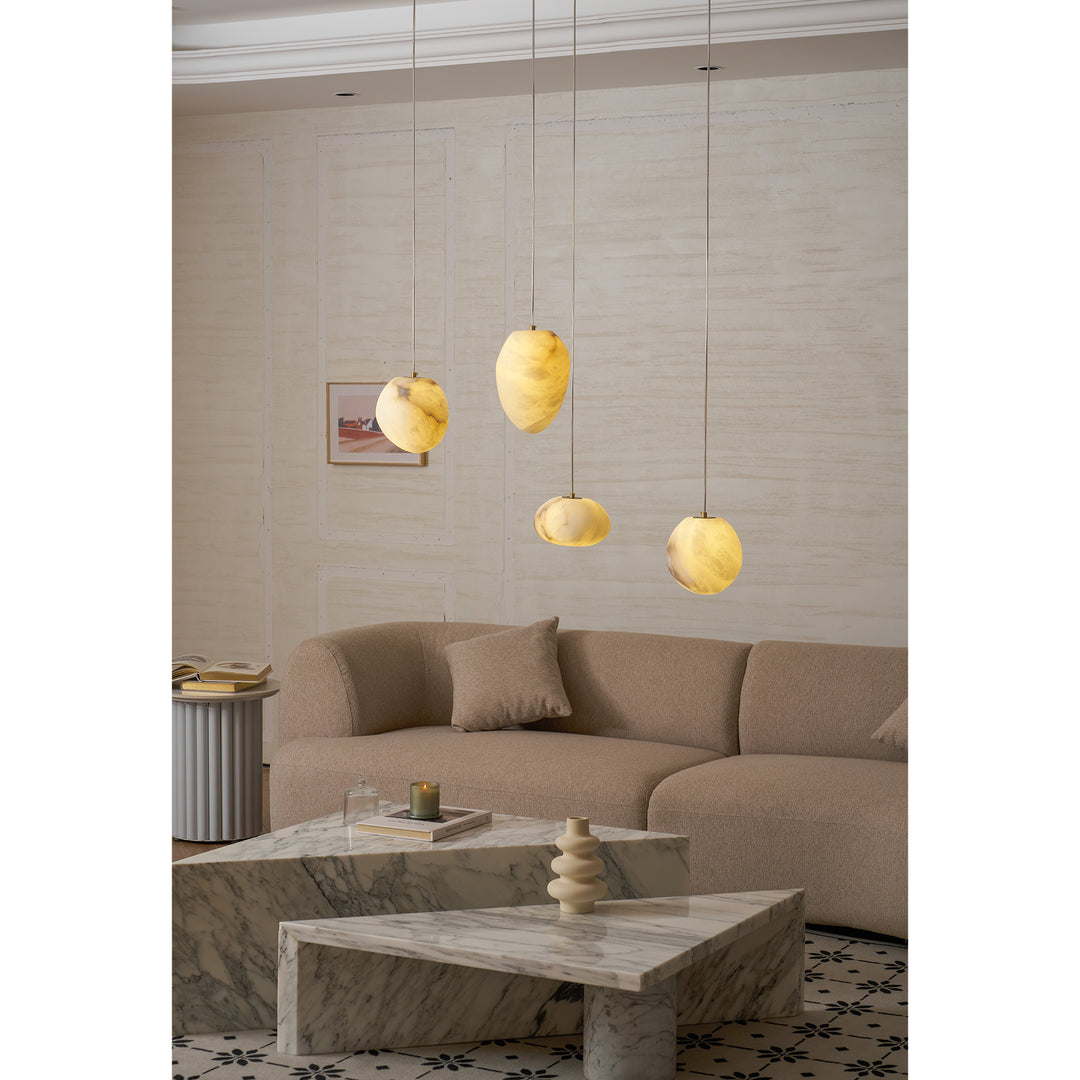 Pebbles Alabaster Pendant Lamp - Vakkerlight