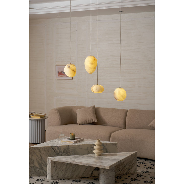 Pebbles Alabaster Pendant Lamp - Vakkerlight