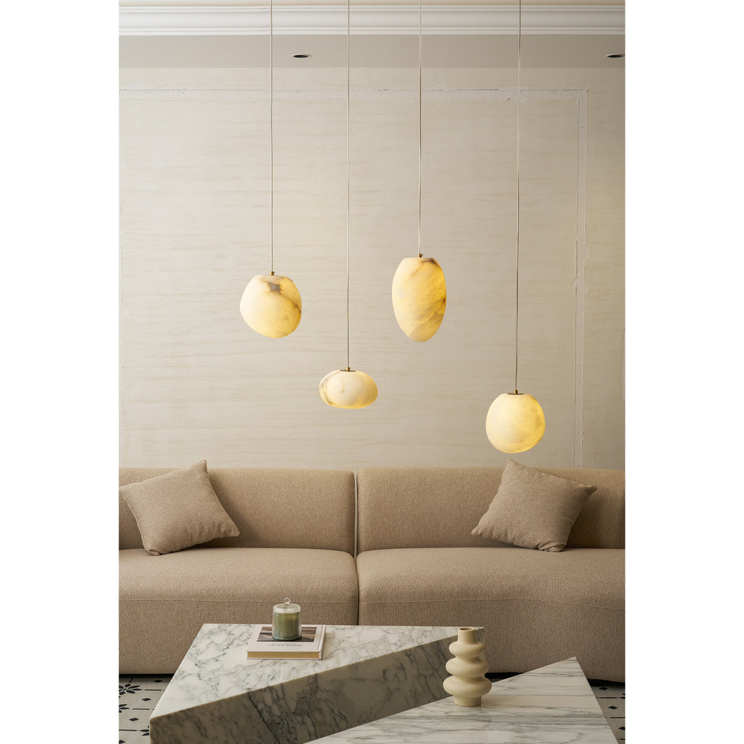 Pebbles Alabaster Pendant Lamp - Vakkerlight