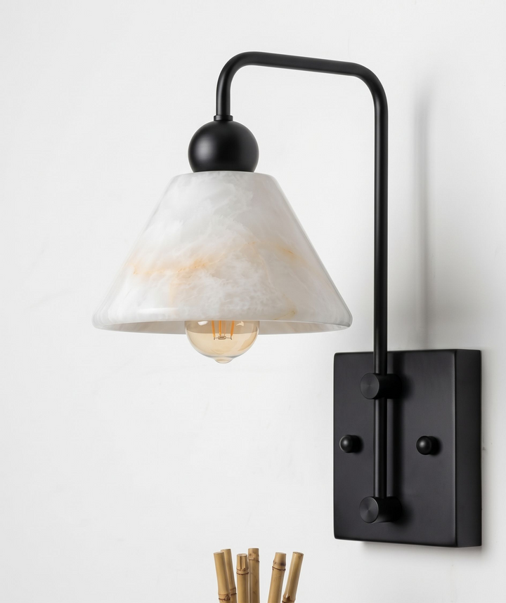 Gantry Alabaster Wall Sconce