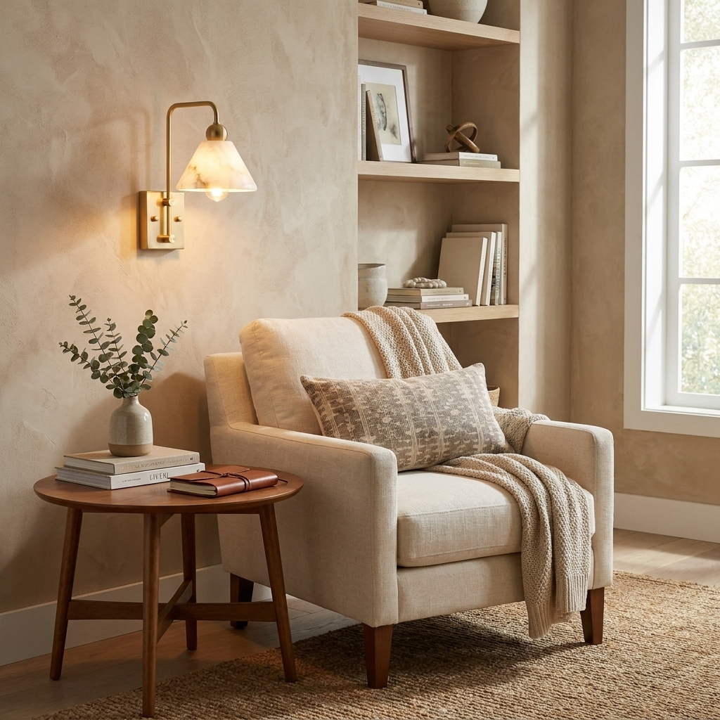 Gantry Alabaster Wall Sconce