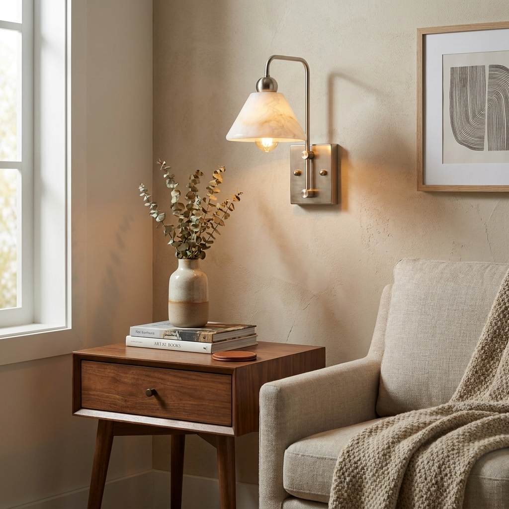 Gantry Alabaster Wall Sconce