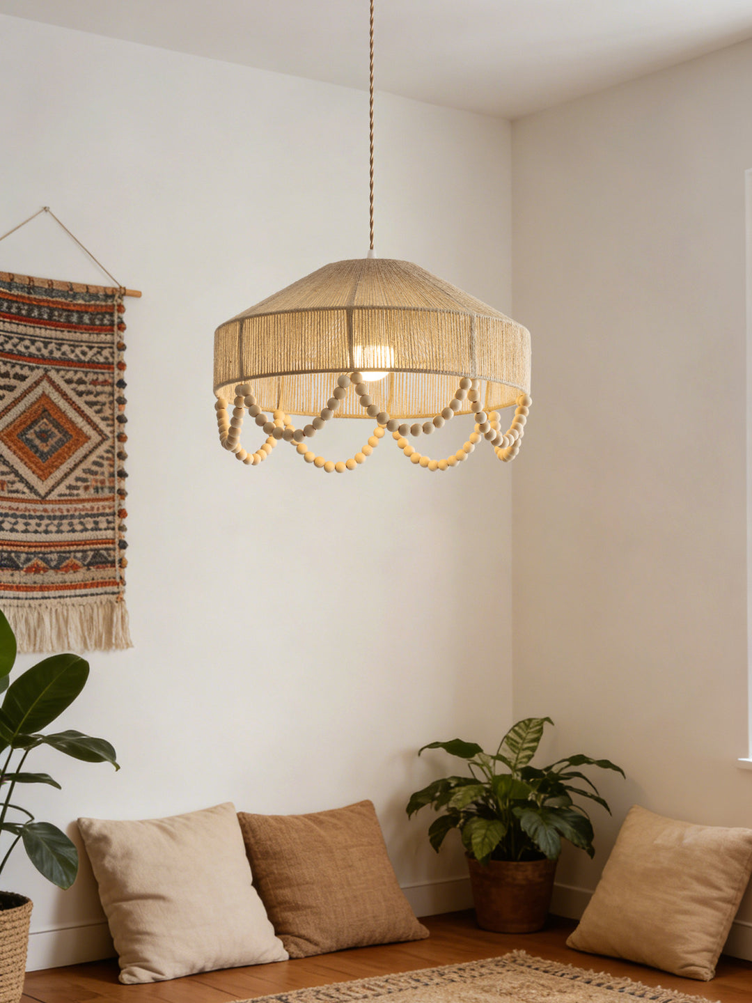 Suspension Garland en Cordon de Chanvre