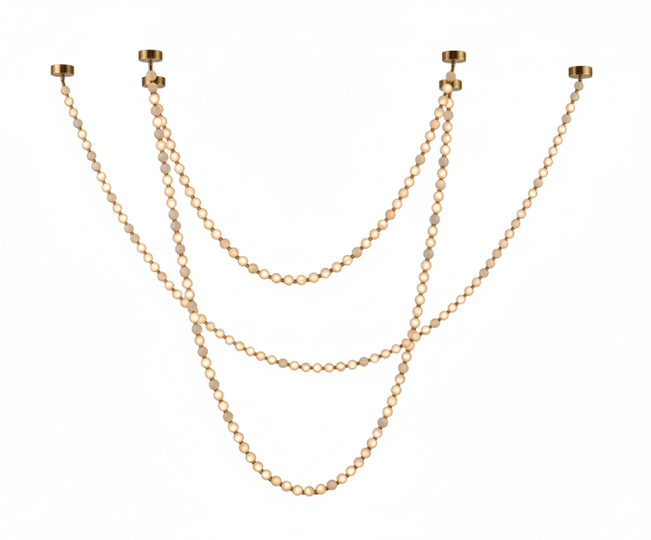 Alabaster Pearl Necklace Chandelier - Vakkerlight