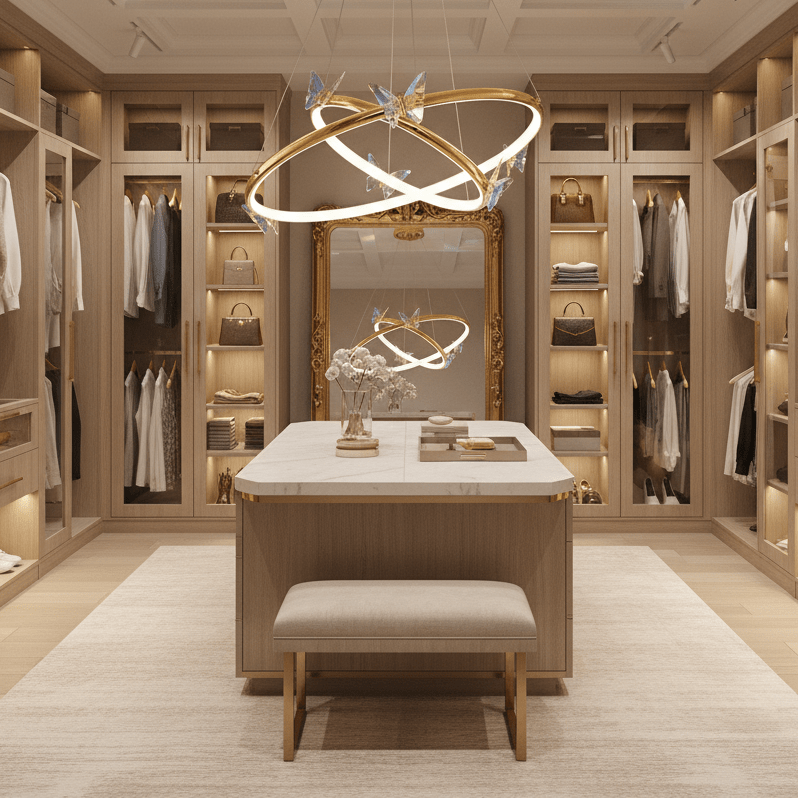 Blue Butterfly Chandelier - Vakkerlight