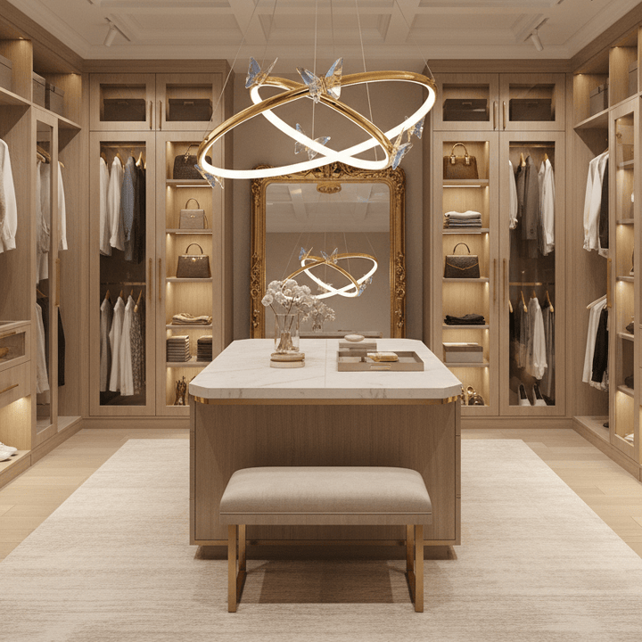 Blue Butterfly Chandelier - Vakkerlight