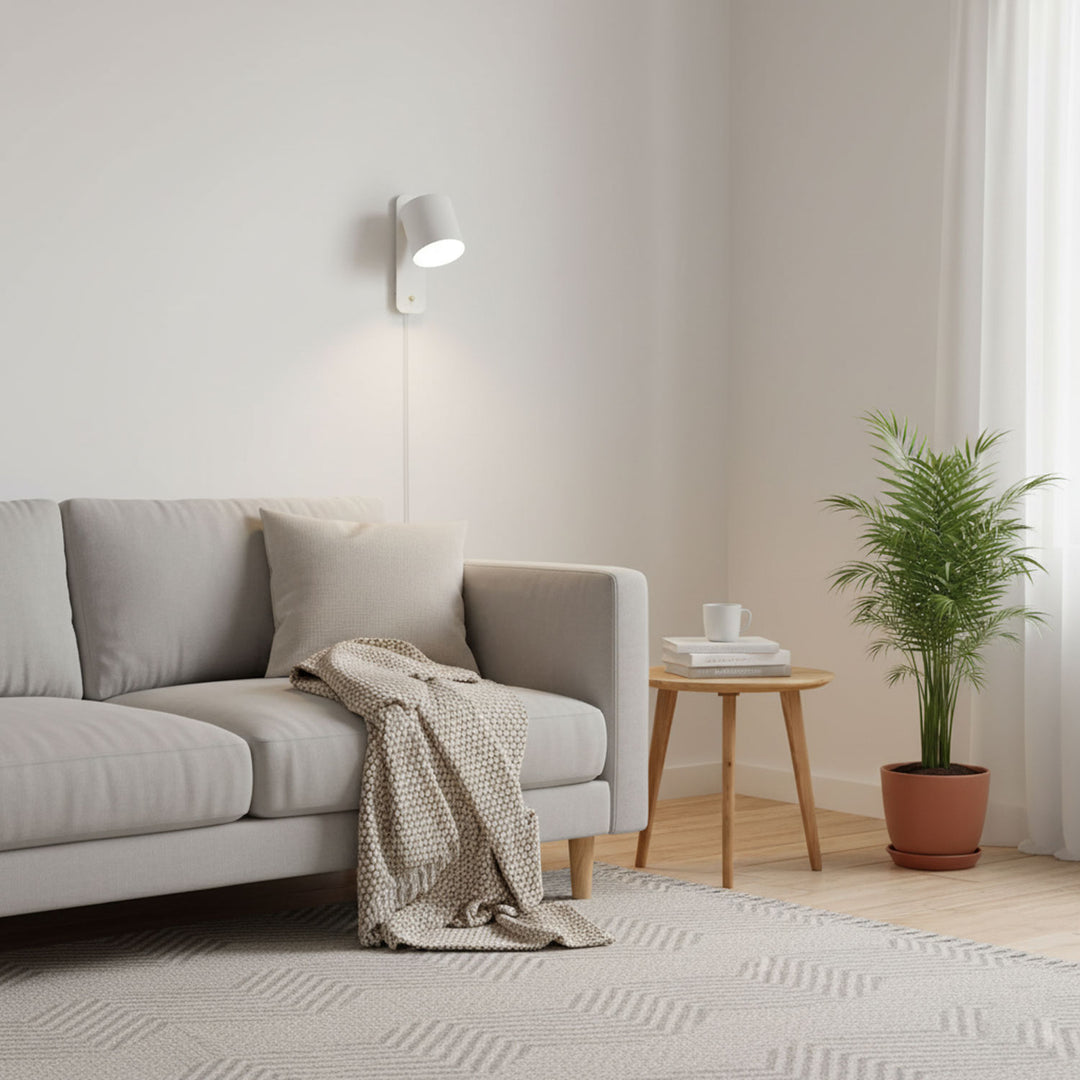 Rotatable Cylinder Plug - in Wall Lamp - Vakkerlight