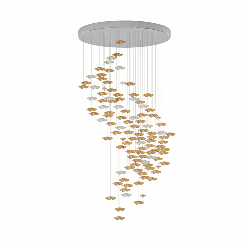 Tidal Art Glass Chandelier - Vakkerlight