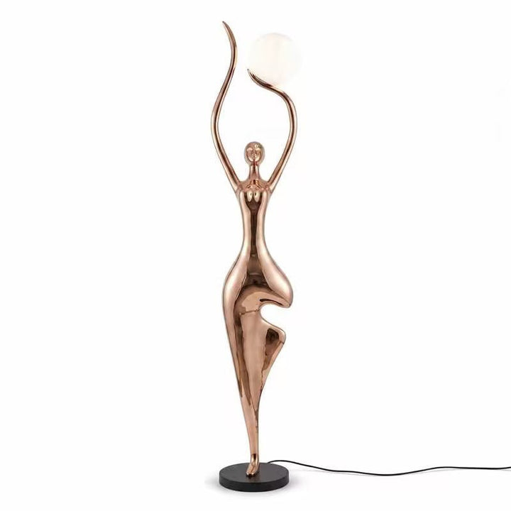 Pose Yoga Sculpture Floor Lamp - Vakkerlight