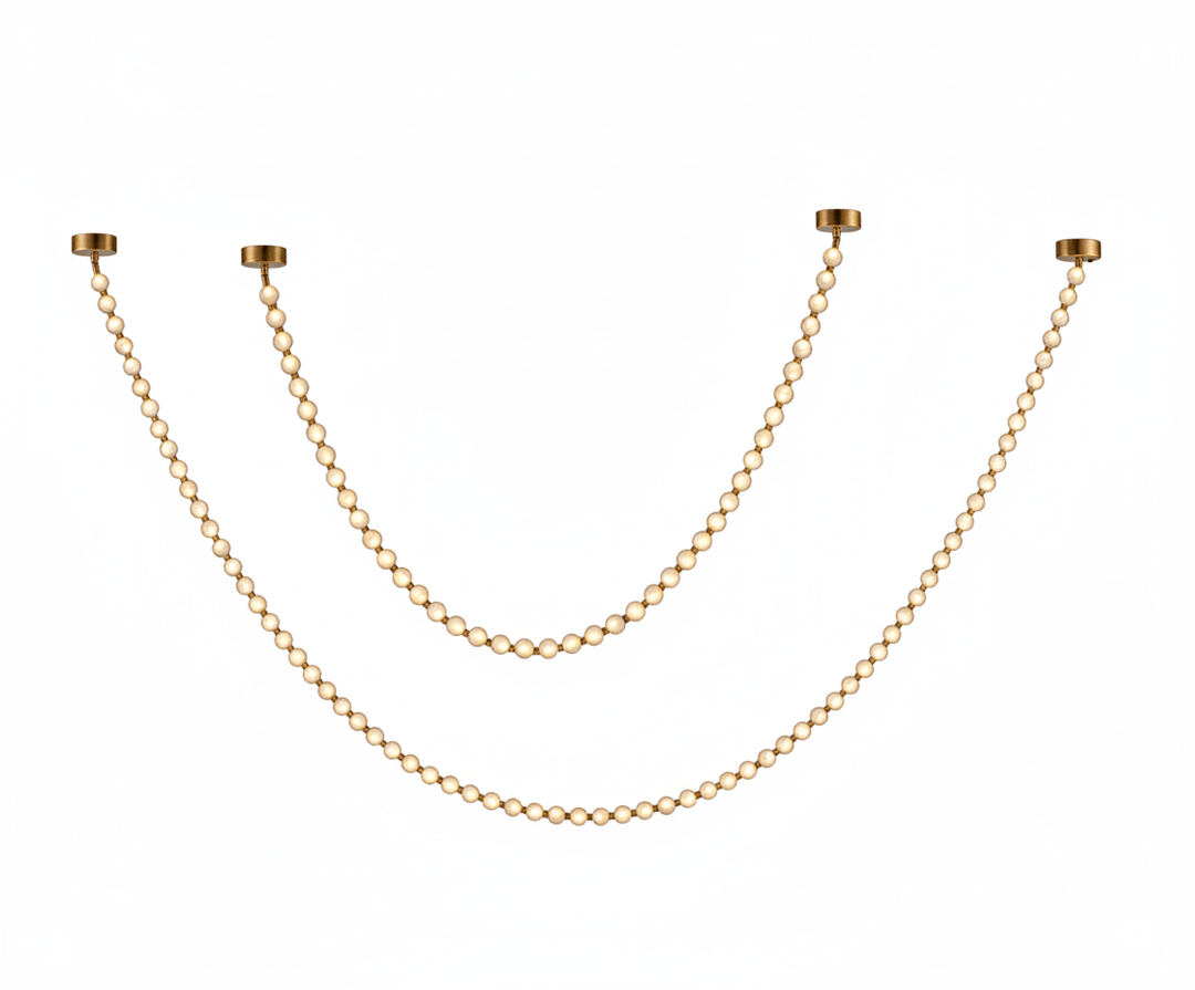 Alabaster Pearl Necklace Chandelier - Vakkerlight