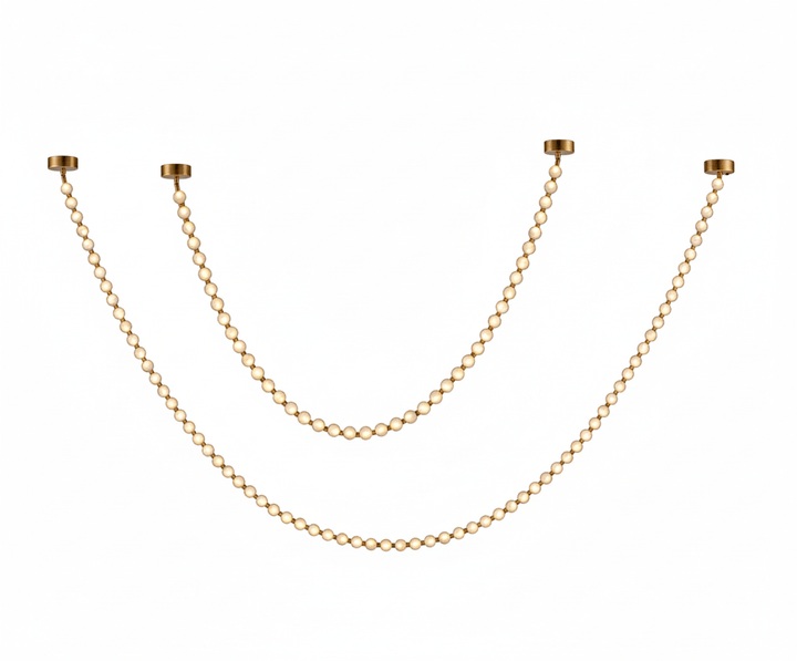 Alabaster Pearl Necklace Chandelier - Vakkerlight