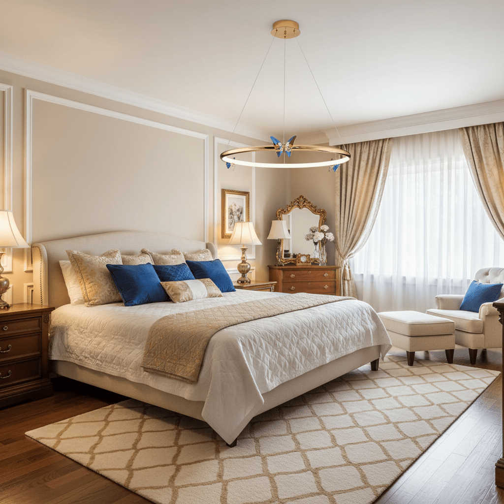 Blue Butterfly Chandelier - Vakkerlight