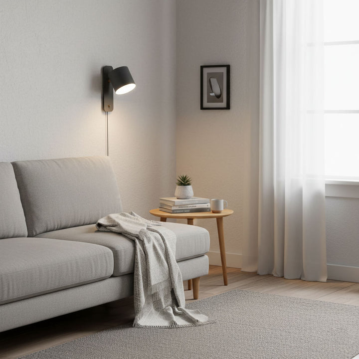 Rotatable Cylinder Plug - in Wall Lamp - Vakkerlight