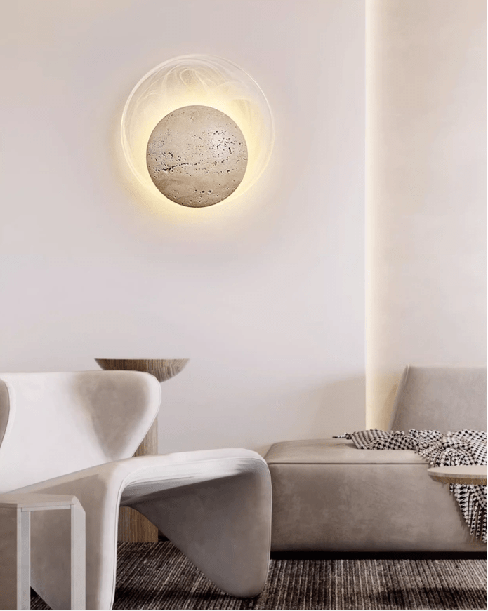 Genesis Travertine Wall Lamp - Vakkerlight