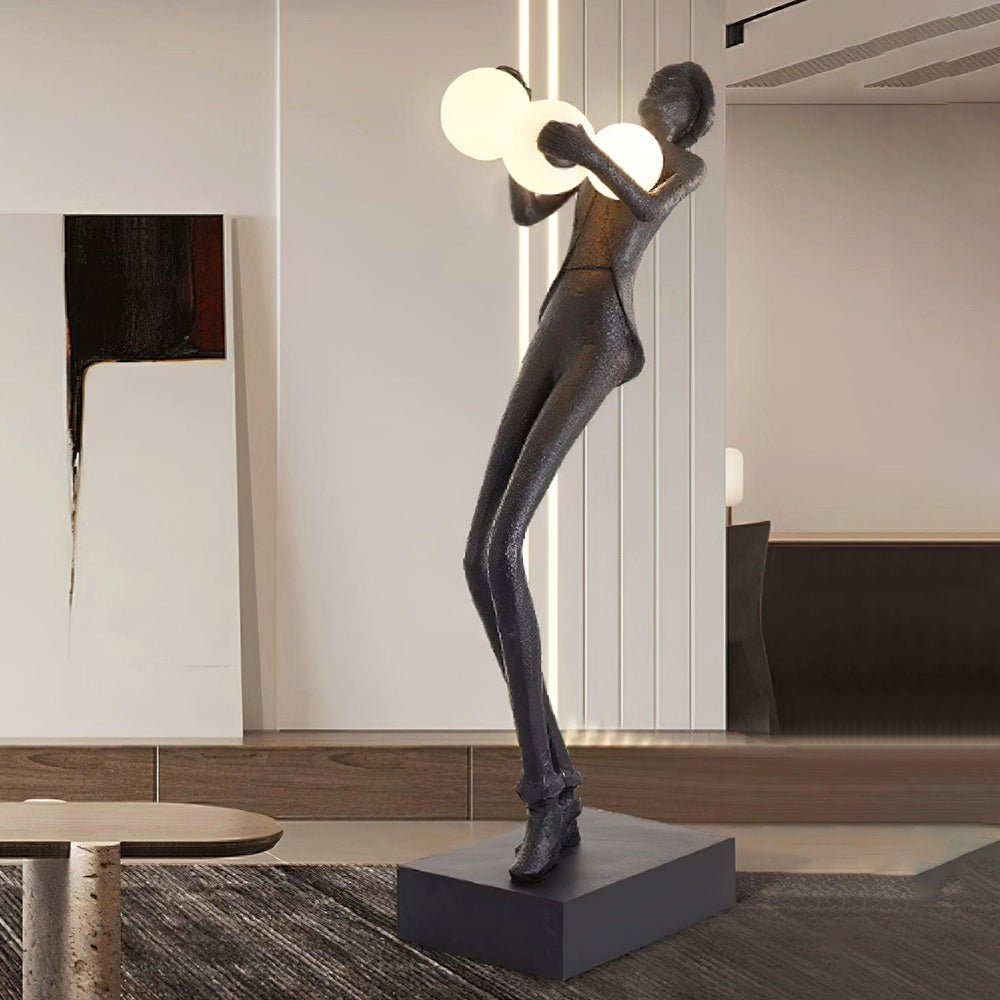 Gentleman Sculpture Floor Lamp - Vakkerlight