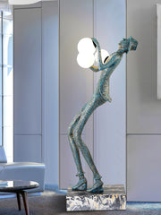 Gentleman Sculpture Floor Lamp